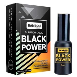 Chai Xịt Bamboo Delay Black Power Hỗ Trợ Kéo Dài Thời Gian