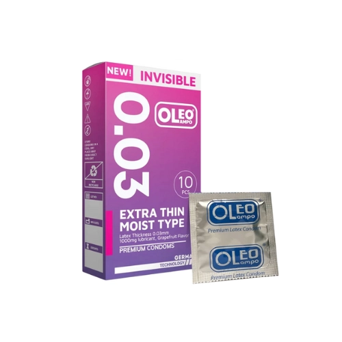Bao cao su siêu mỏng Oleo Invisible Extra Thin 003 - Ảnh 2