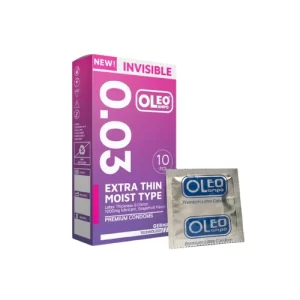 Bao cao su siêu mỏng Oleo Invisible Extra Thin 003