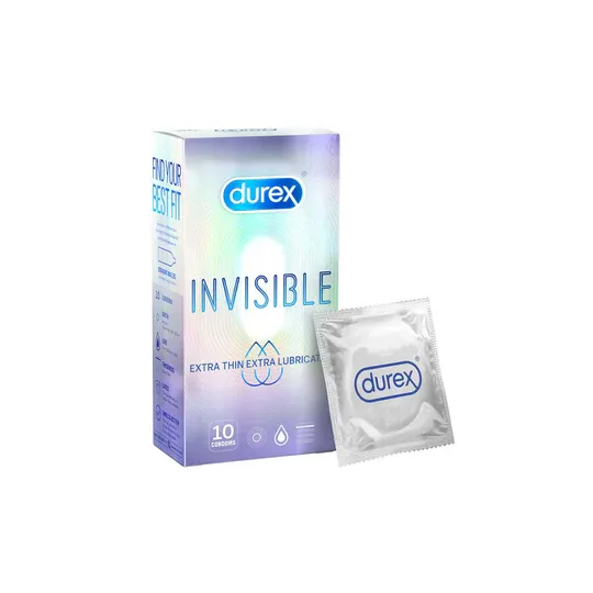 Bao cao su Durex Invisible Extra Thin Extra Sensitive siêu mỏng