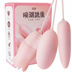 Trứng Rung Tình Yêu Jiuuy 2 Đầu Kèm Lưỡi Liếm 3 in 1